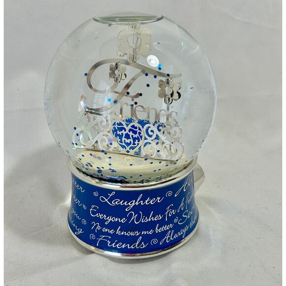 Friendship Musical Globe Snow Globe Friends Always - Picture 5 of 6